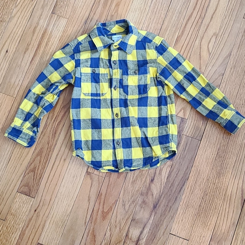 4T Boy's Flannel, Carter's